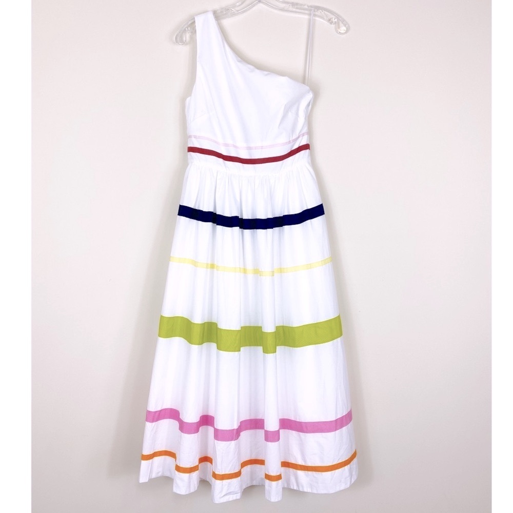 𝅺J. Crew One Shoulder Dress NWT - Picture 2 of 13